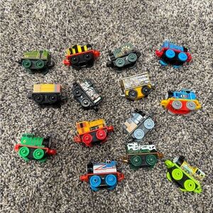 Lot of 14 Thomas the train mini trains